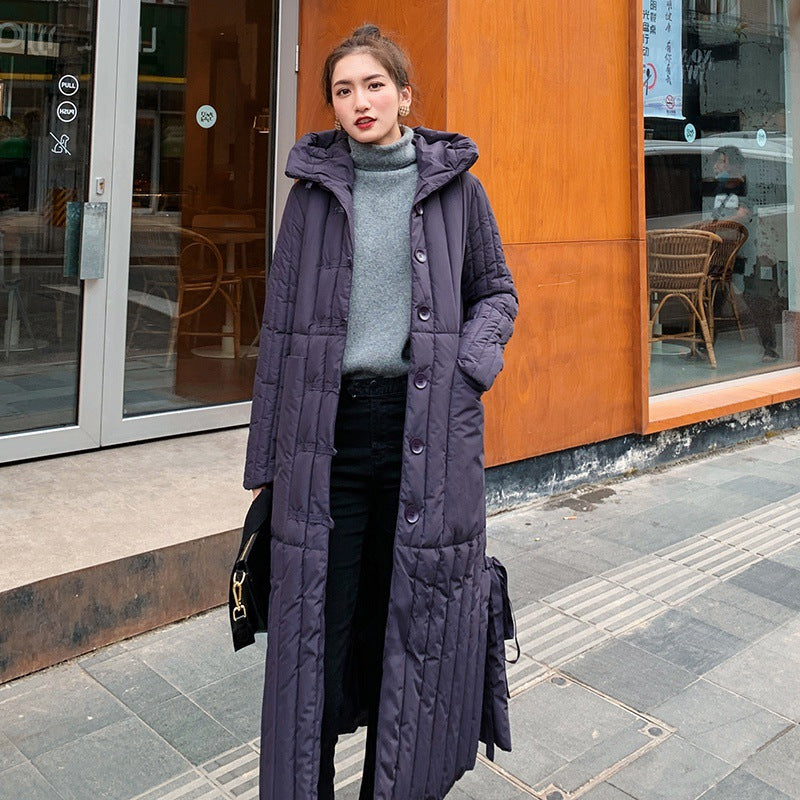 Winter Long Cotton Overcoats for Women