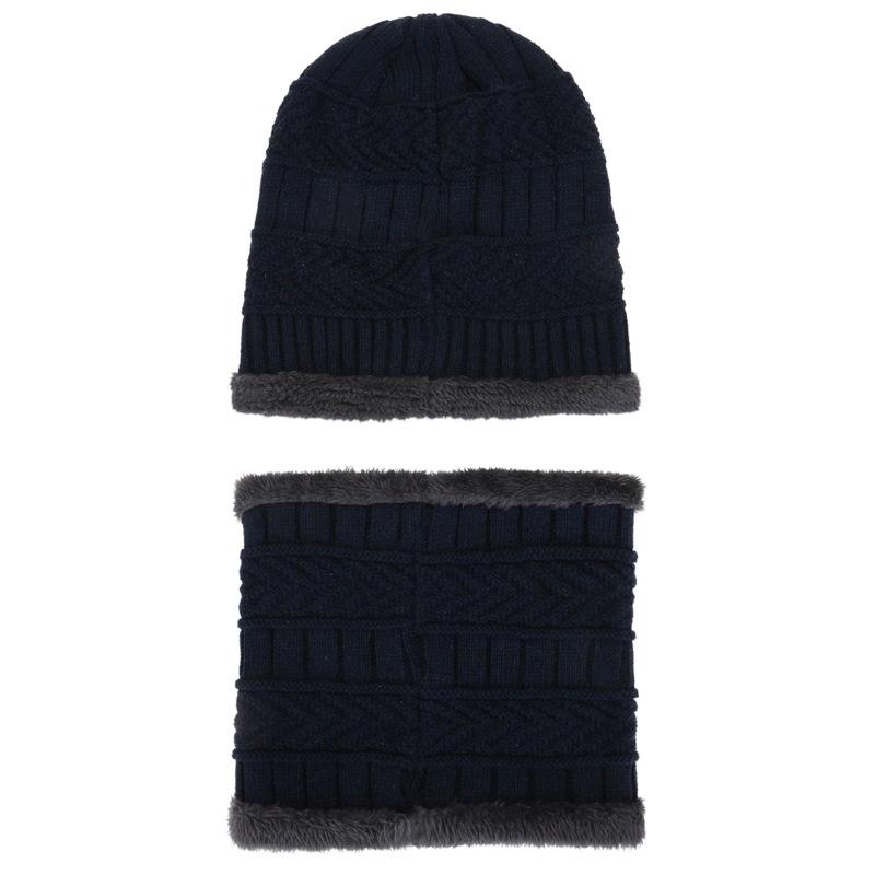 Men's Fleece Liner Winter Knitting Hats&Scarf--Free Shipping at meselling99