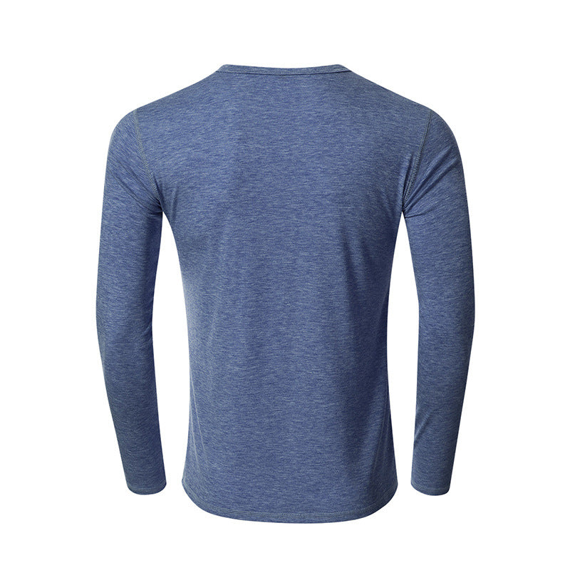 Fall V Neck Long Sleeves T Shirts for Men