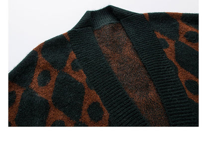 Women Woolen Plus Sizes Knitting Overcoat