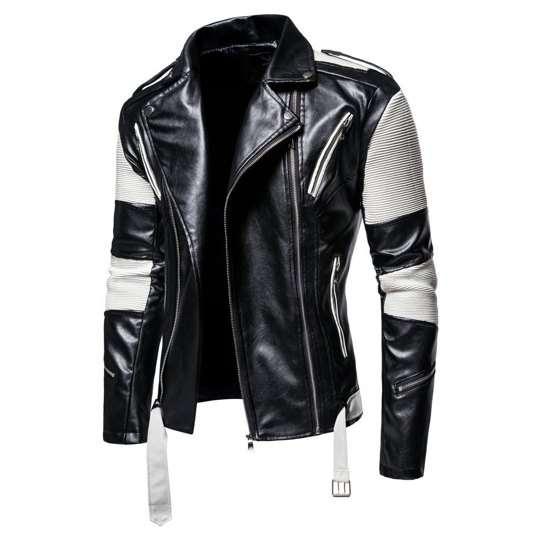 Fall Plus Sizes Pu Leather Jackets for Men