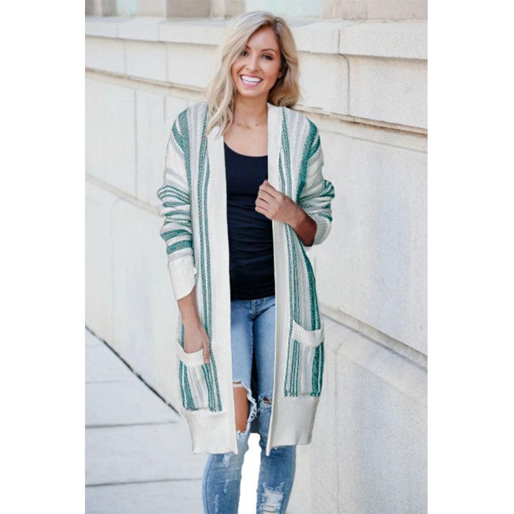 Leisure Knitting Cardigan with Pocket-STYLEGOING