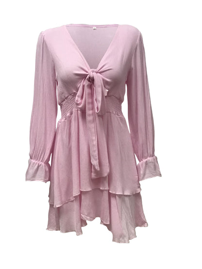 Casual Lace Up Summer Women Dresses
