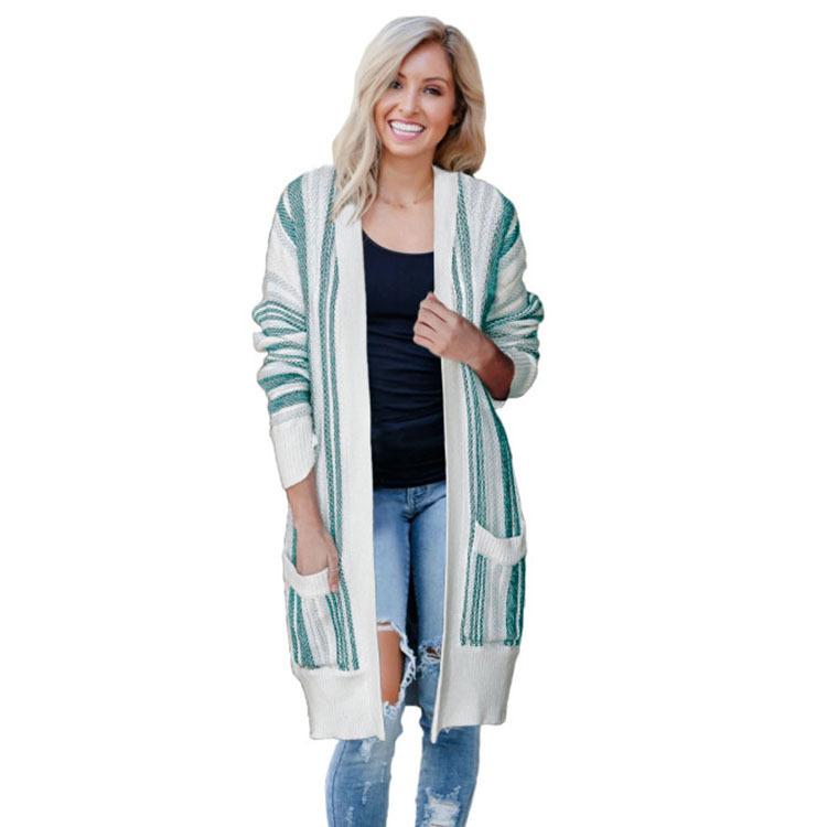 Leisure Knitting Cardigan with Pocket-STYLEGOING