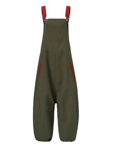 New Split Joint Casual Overalls Jumpsuits-STYLEGOING