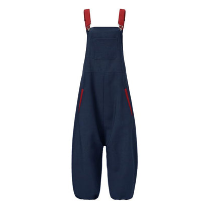 New Split Joint Casual Overalls Jumpsuits-STYLEGOING