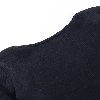 Sexy Backless Long Sleeves Fall Sheath Dresses