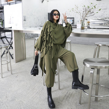 Vintage Designed Women Two Pieces Outsuits