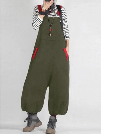 New Split Joint Casual Overalls Jumpsuits-STYLEGOING