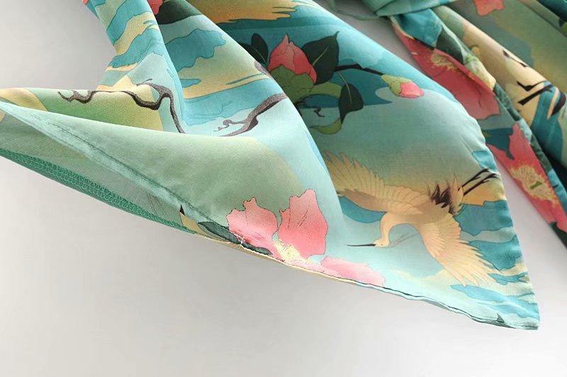 Bohemia Lotus Kimono Cover Ups-STYLEGOING