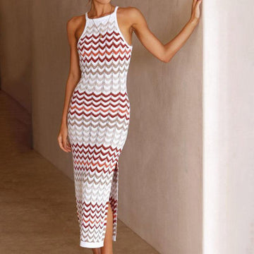 Sexy Knitting Mermaid Midi Dresses-STYLEGOING