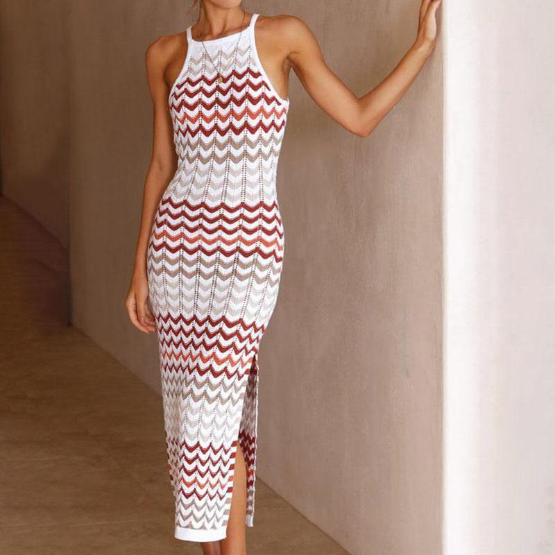 Sexy Knitting Mermaid Midi Dresses-STYLEGOING