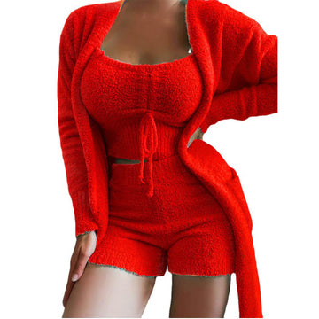 Sexy 3pcs Women Knitting Sets