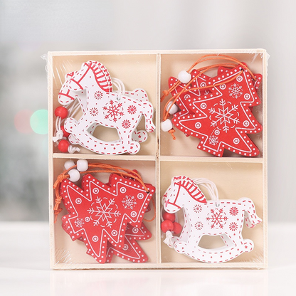 Merry Christmas Tree Wooden Widget Gifts Decoration