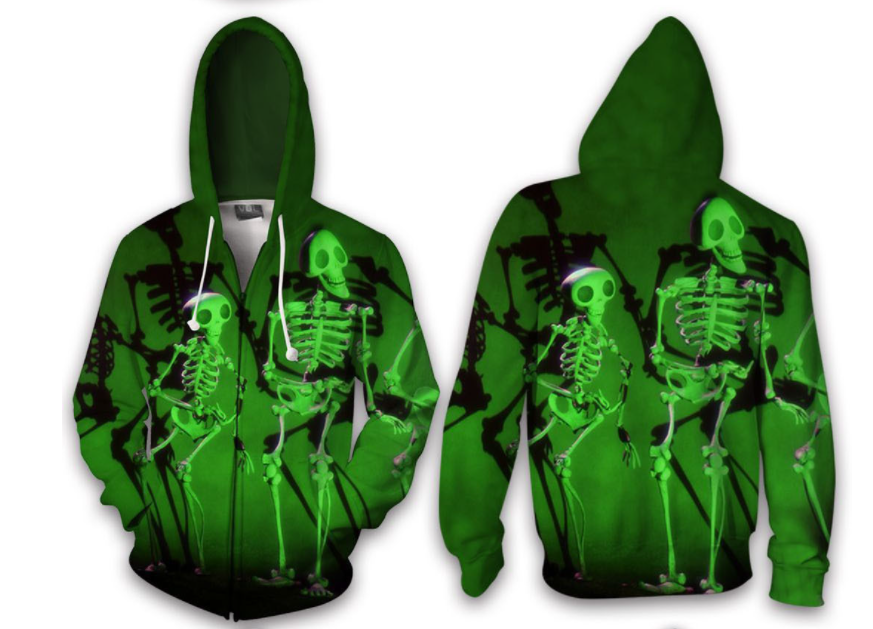 Plus Size Horrible Halloween 3D Print Hoodies-STYLEGOING