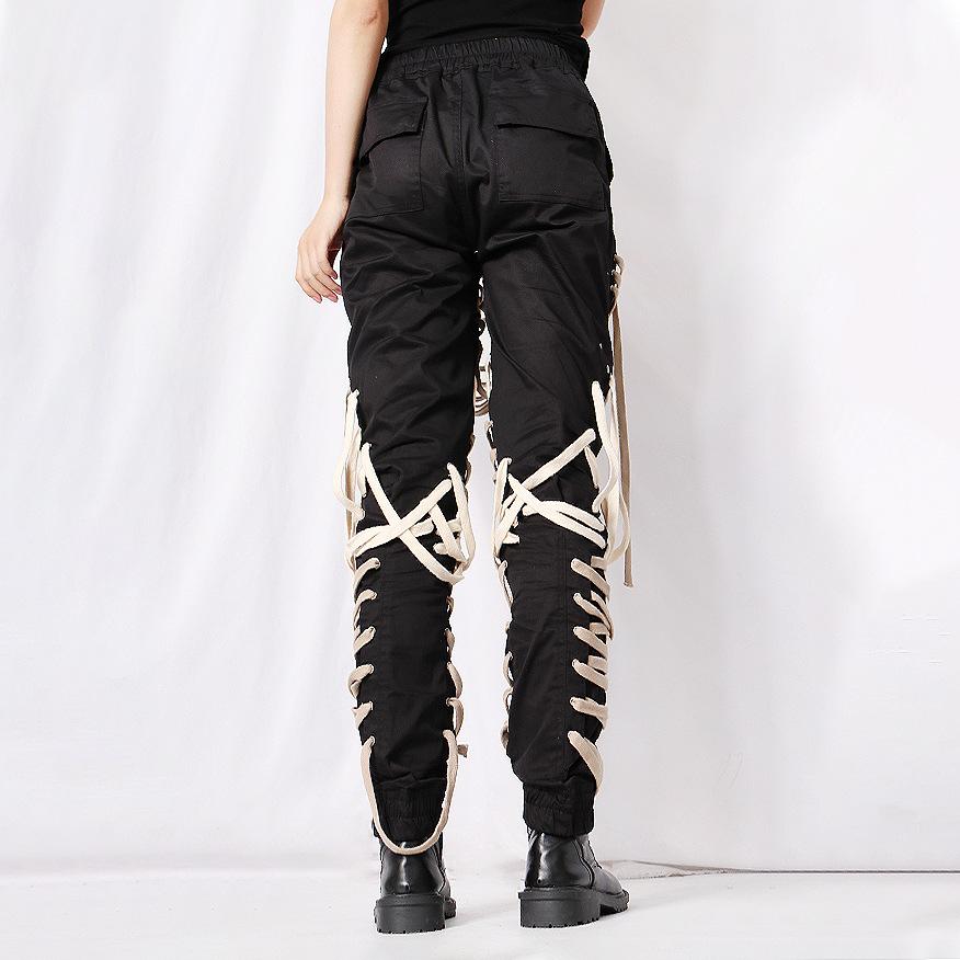 Personality Black Pockets Legging Pants-STYLEGOING