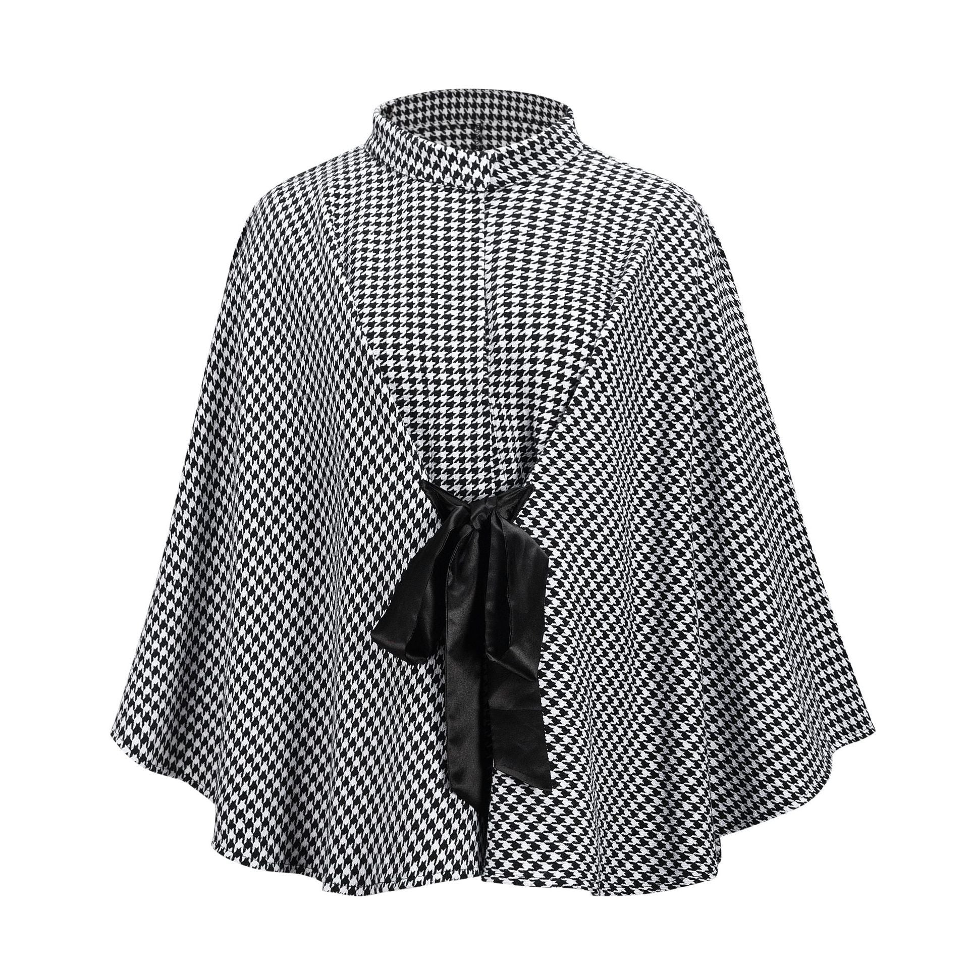Women Winter Woolen Cape Tops-STYLEGOING