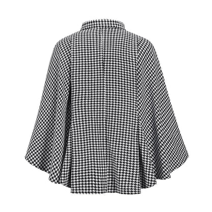 Women Winter Woolen Cape Tops-STYLEGOING