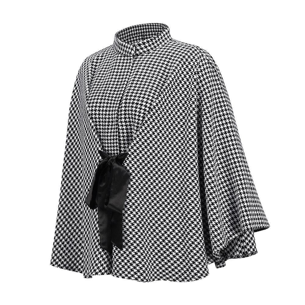 Women Winter Woolen Cape Tops-STYLEGOING
