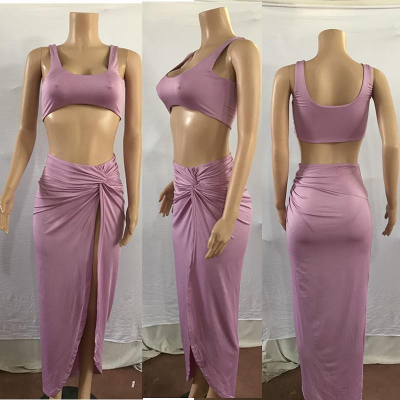 Sexy Women Strapless 2 Pieces Dresses-STYLEGOING
