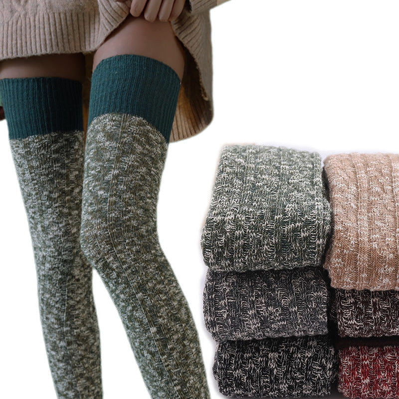 77 cm Knitted Long Socks for Women