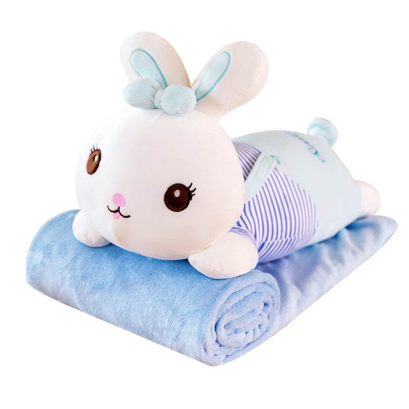 Rabbit Design Pillow and Blankets Sets