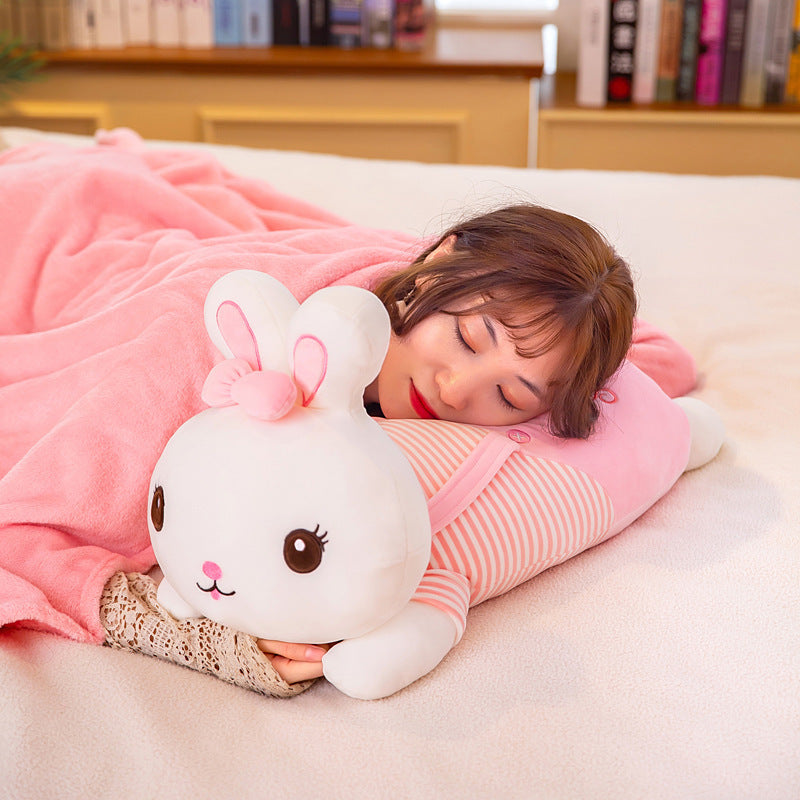 Rabbit Design Pillow and Blankets Sets