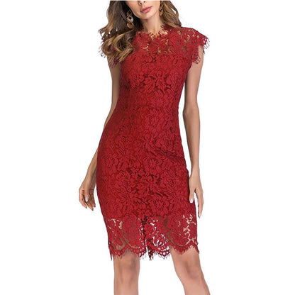 Sexy Lace Sleeveless Bodycon Sheathe Mini Dresses