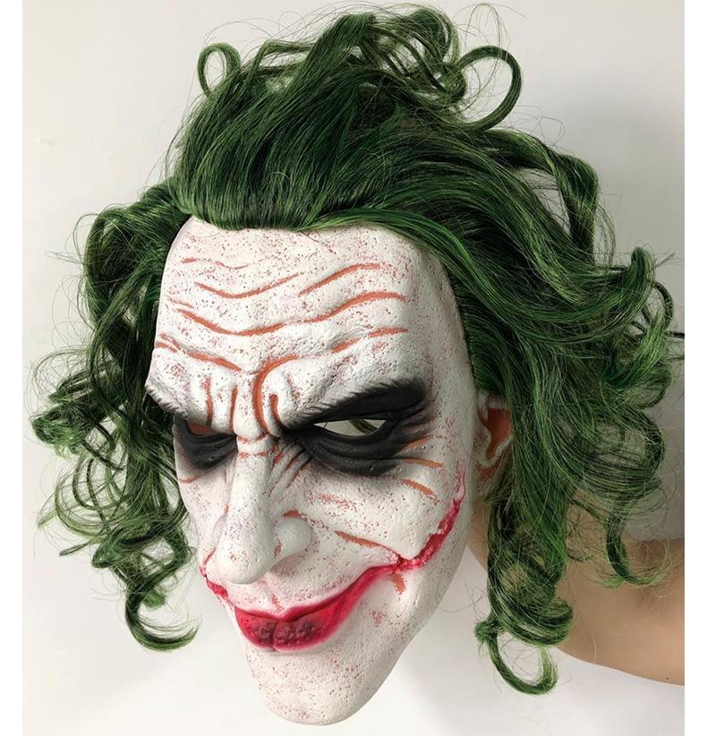 Happy Halloween Cosplay Clown Joker Latex Mask-STYLEGOING