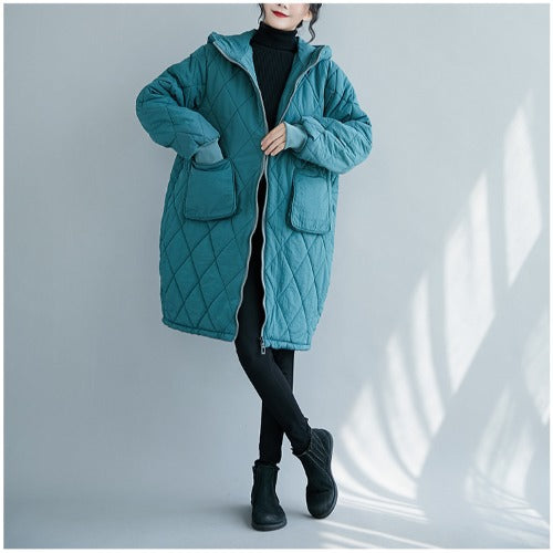 Winter Cotton Plus Sizes Women Overcoats