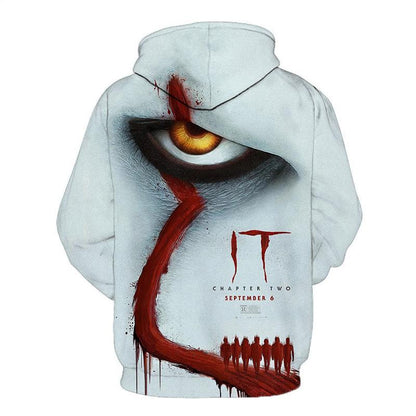 Halloween Clown 3D Prints Casual Hoodies-STYLEGOING
