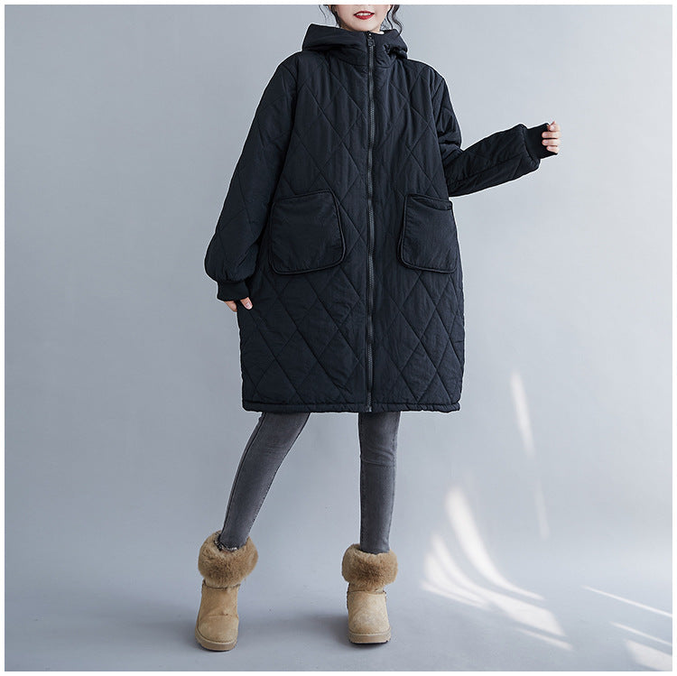 Winter Cotton Plus Sizes Women Overcoats