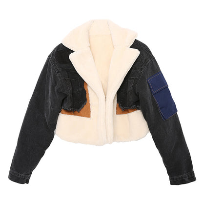 Fashion Casual Velvet Warm Women Jacket for Women
