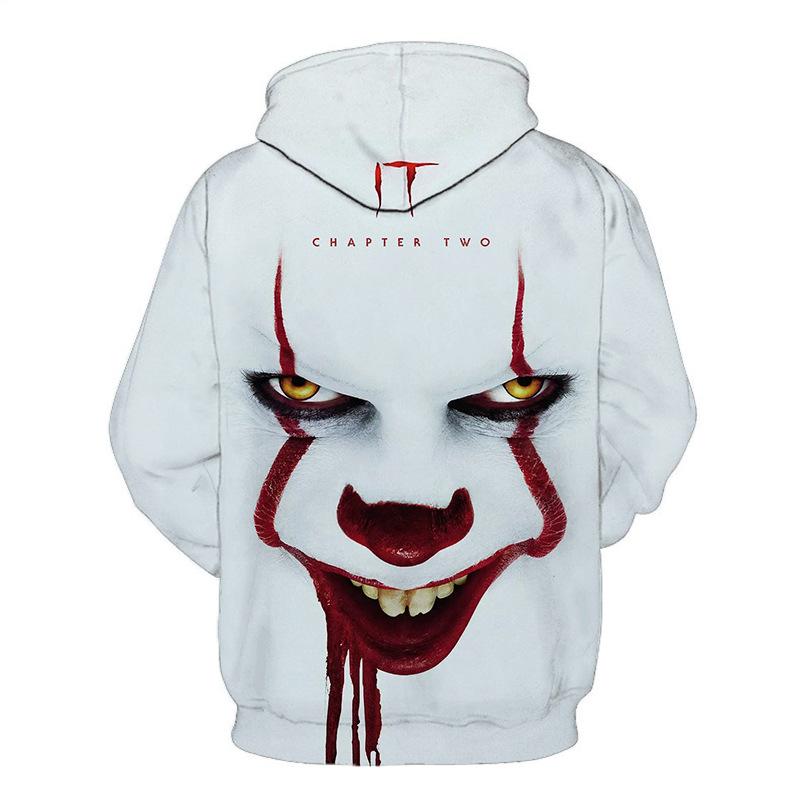 Halloween Clown 3D Prints Casual Hoodies-STYLEGOING