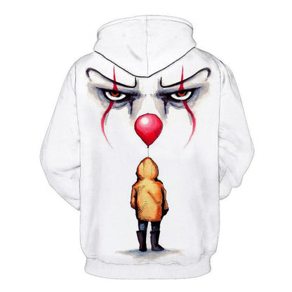 Halloween Clown 3D Prints Casual Hoodies-STYLEGOING