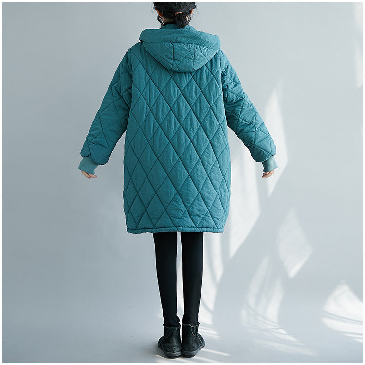 Winter Cotton Plus Sizes Women Overcoats