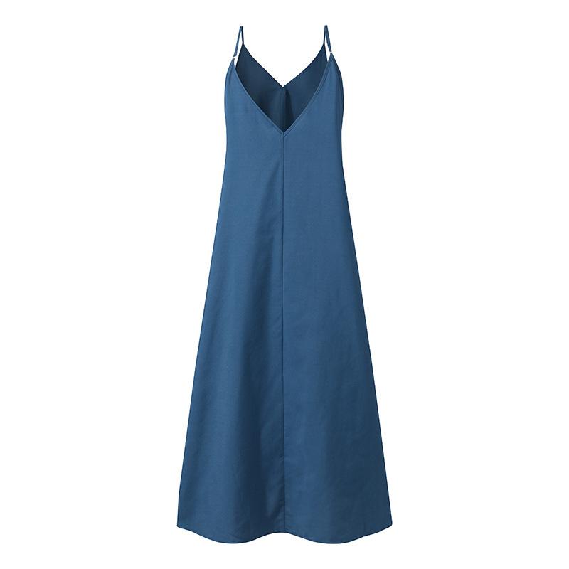 Plus Sizes Sexy Backless Loose Long Dresses-STYLEGOING