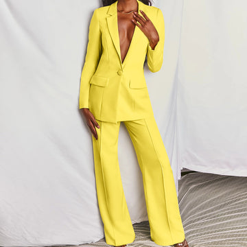Casual Women Office Lady Outfits Sets