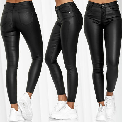 Sexy PU Leather Leggings for Women