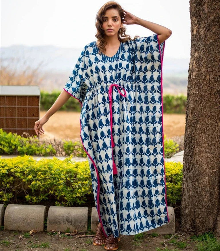 Casual Strawtring Waist Beachwear Cover Ups Dresses