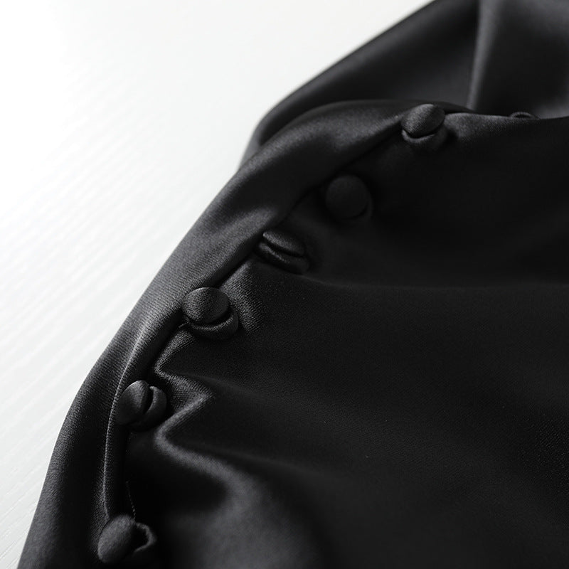 Sexy Designed Luxury Satin Sleeveless Party Dresses