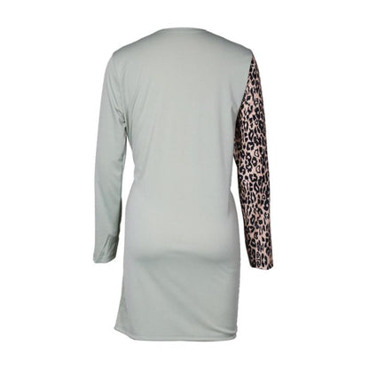 Classy Leopard Casual Blazer Overcoat-STYLEGOING