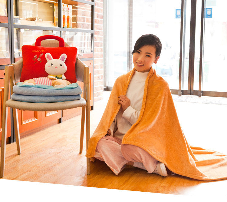 Cartoon Design Air Conditoner 2 In 1 stuffled toys & Blankets
