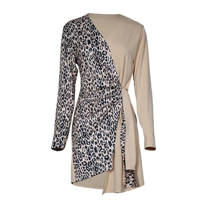 Classy Leopard Casual Blazer Overcoat-STYLEGOING