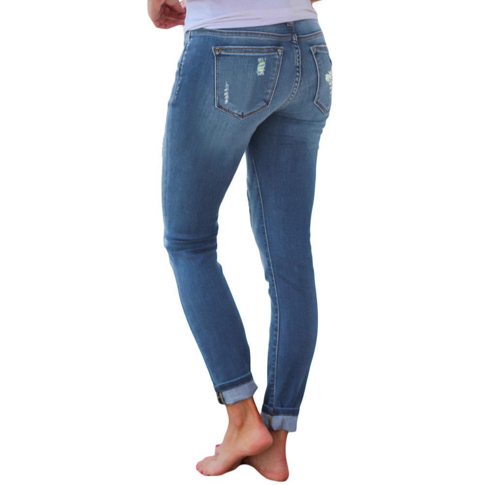 Hot Selling Leopard Sheath Jean Pants-STYLEGOING