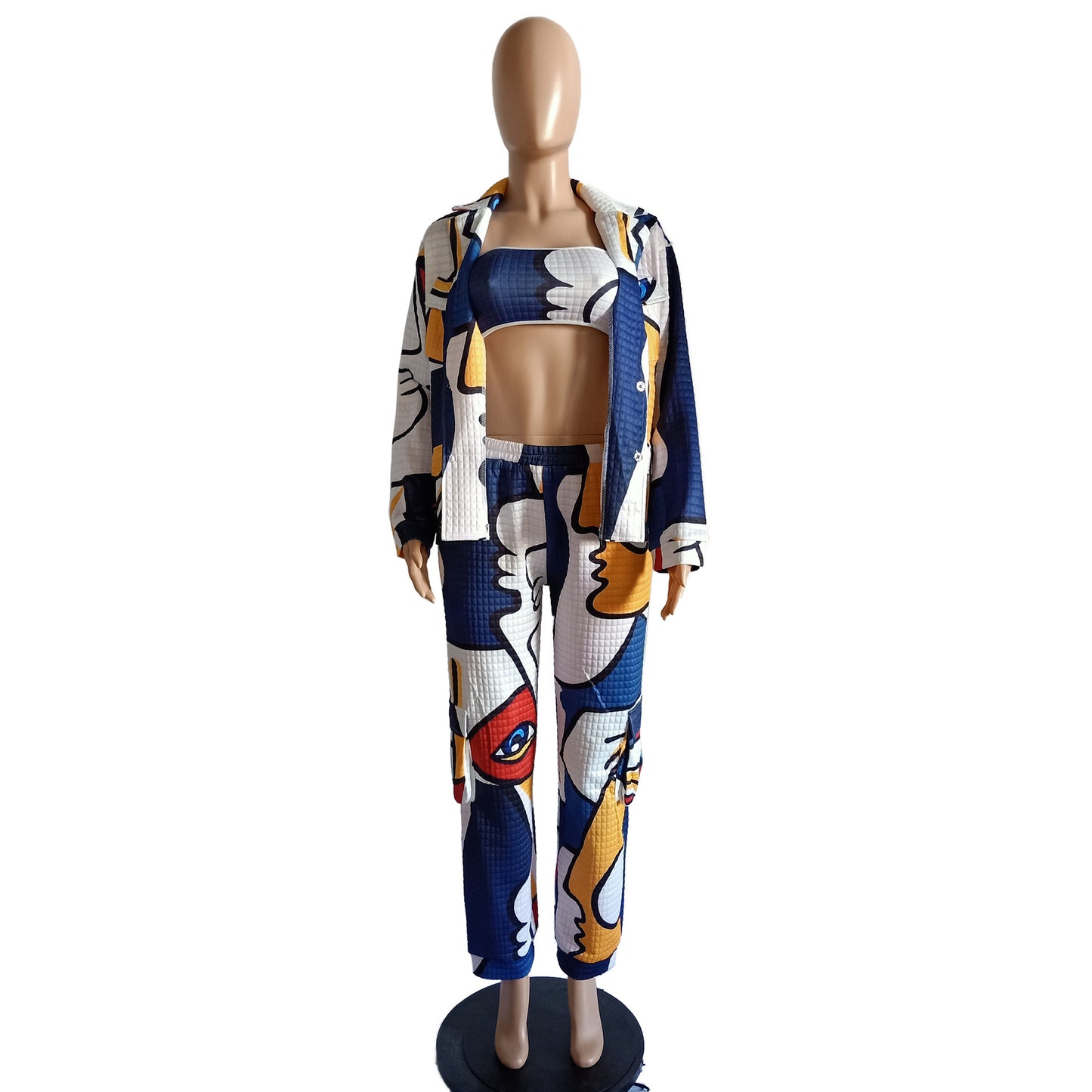 Casual Floral Print 3pcs Sets for Women