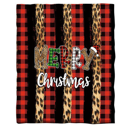 Double Thick Warm Throw Blankets for Christmas