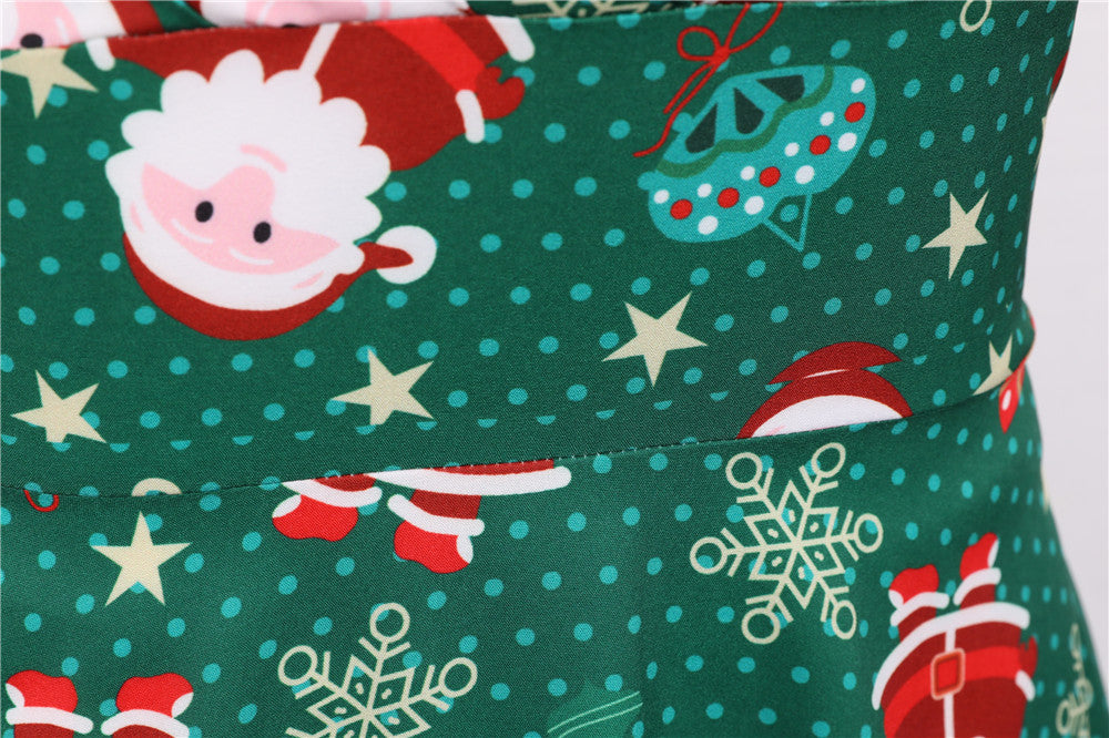 Merry Christmas Short Sleeves Dresses