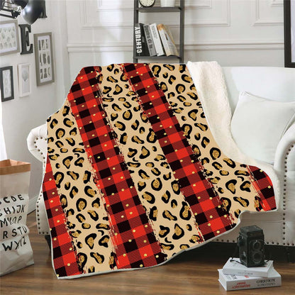 Double Thick Warm Throw Blankets for Christmas
