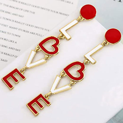 Lovely Love Design Women Earrings for Valentine's Day